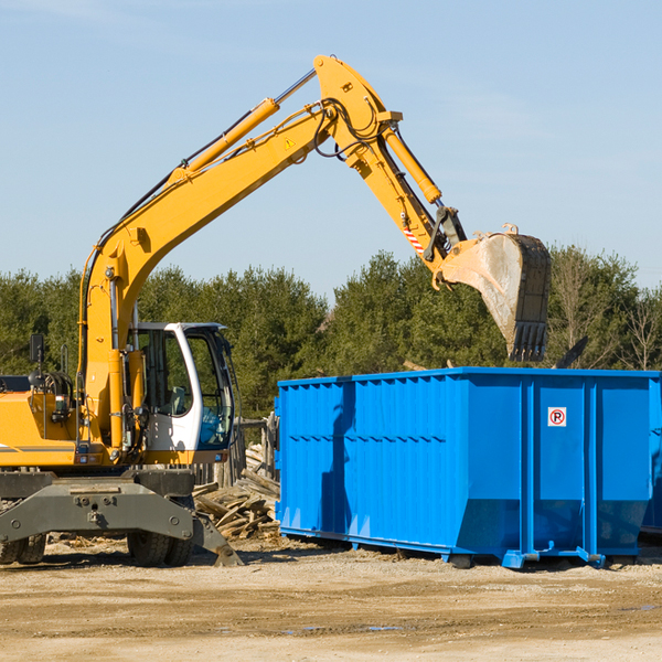 can i request a rental extension for a residential dumpster in Tampa KS